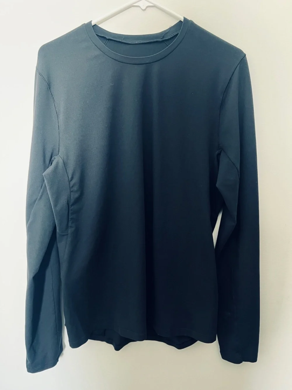 Lululemon Men's Rulu Fleece Crewneck Long-Sleeve Running Shirt Medium - Picture 5 of 8